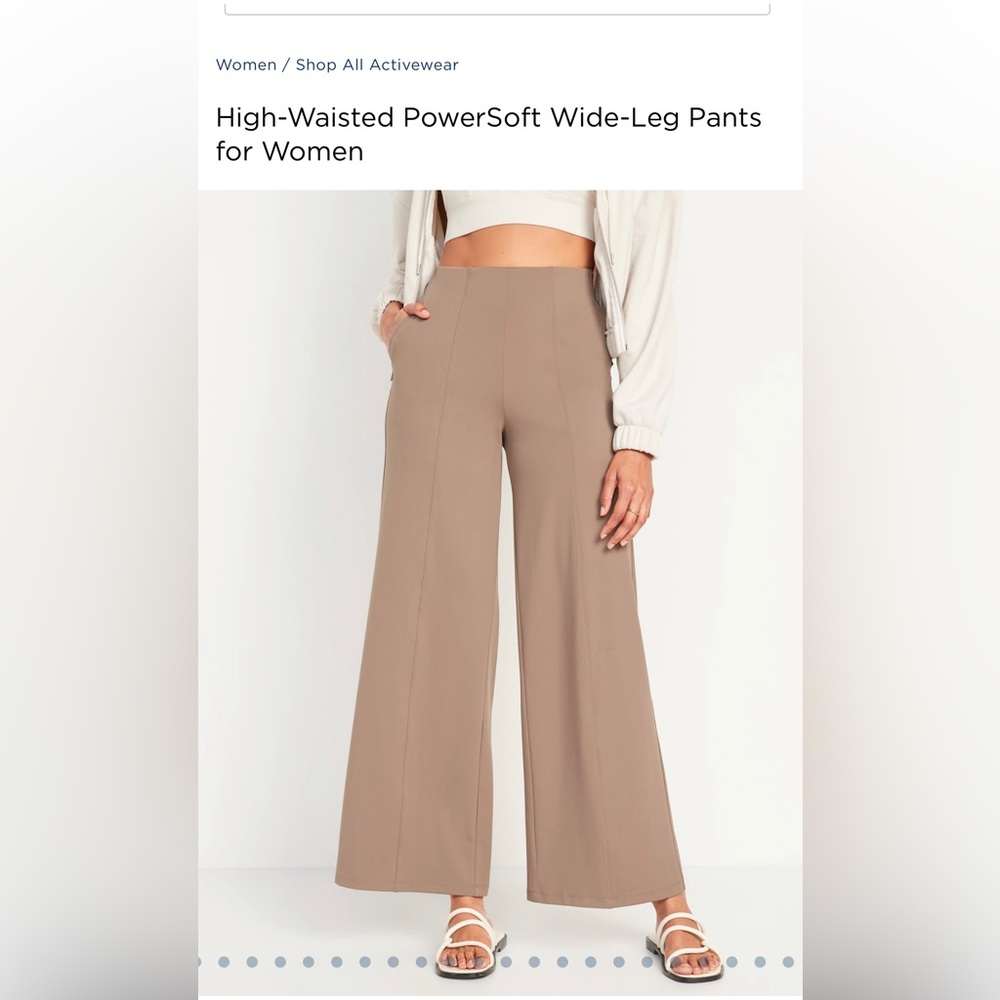 Old Navy - High-Waisted PowerSoft Wide-Leg Pants for Women